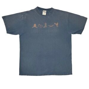 Tultex Arizona Graphic T Shirt Mens XLarge Cowboy Western Road Trip Tee